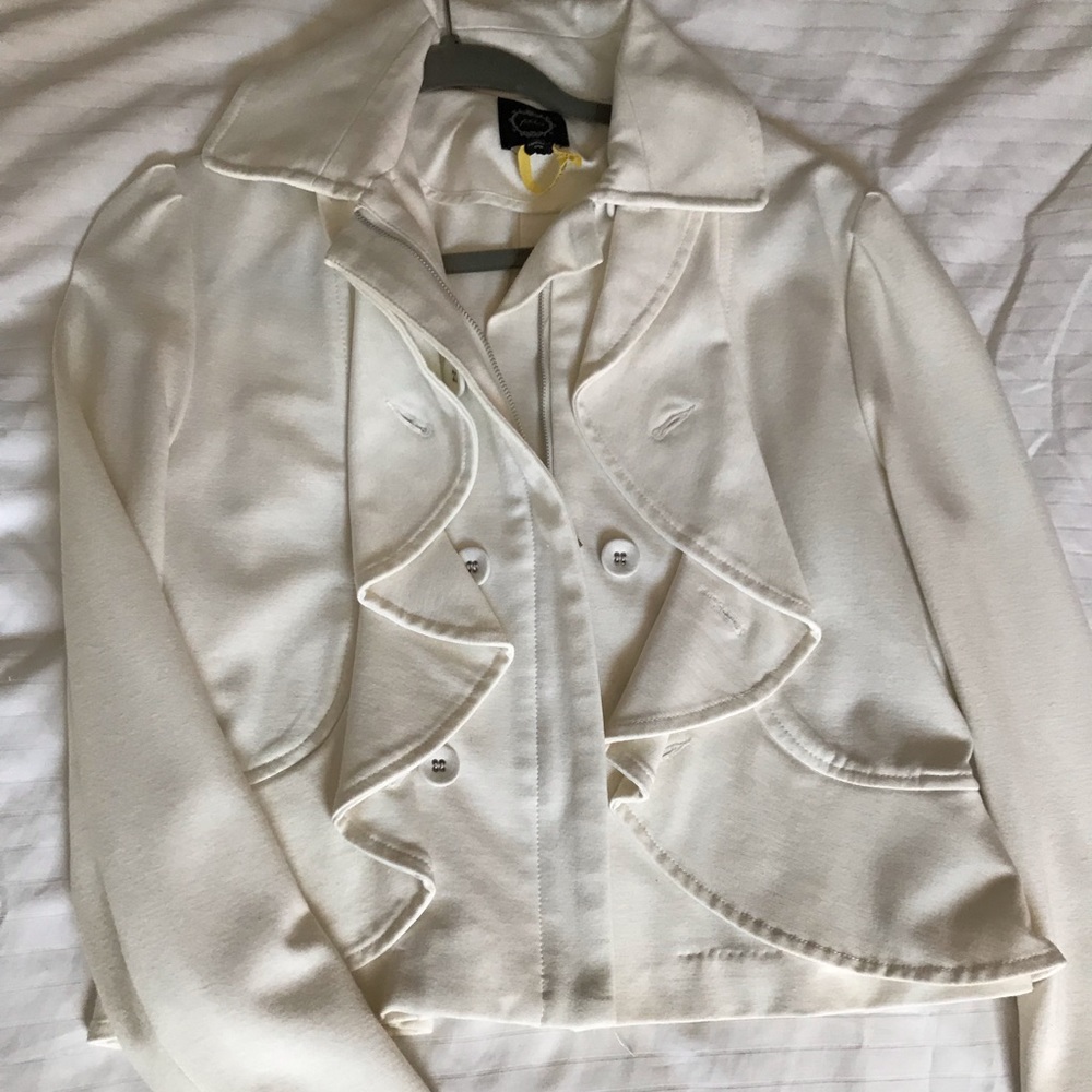 White Jersey Jacket by Nordstrom Filtre